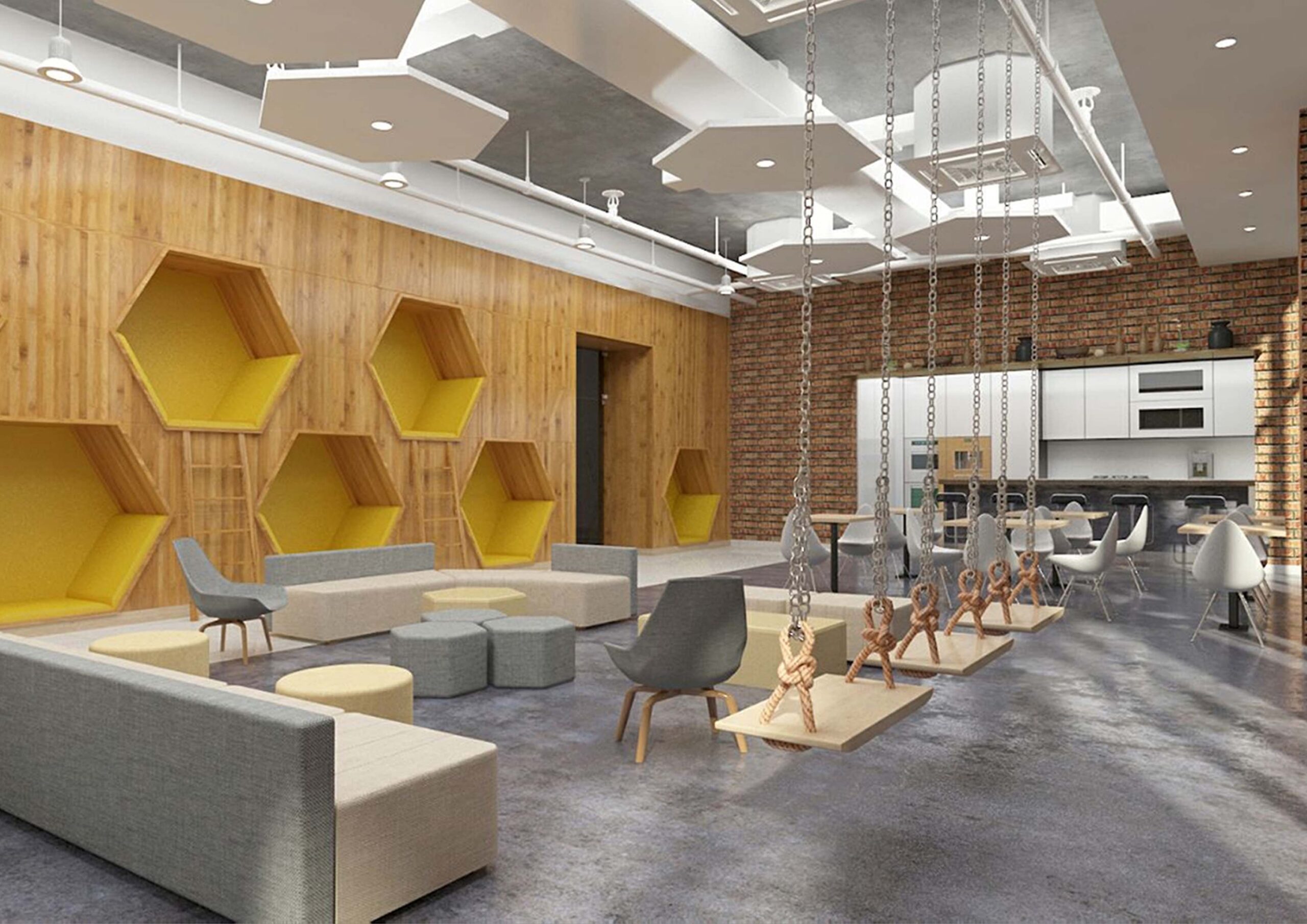 Staff room for school